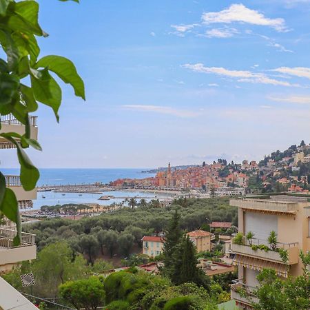 « La Grande Residence » Vue Mer, Piscine Menton Exteriör bild
