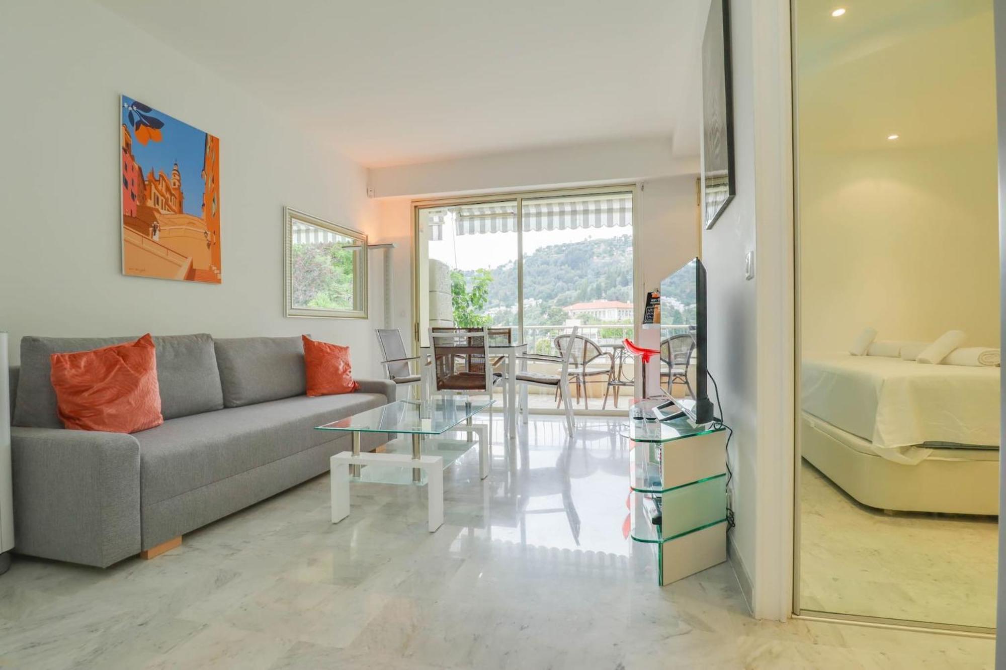 « La Grande Residence » Vue Mer, Piscine Menton Exteriör bild