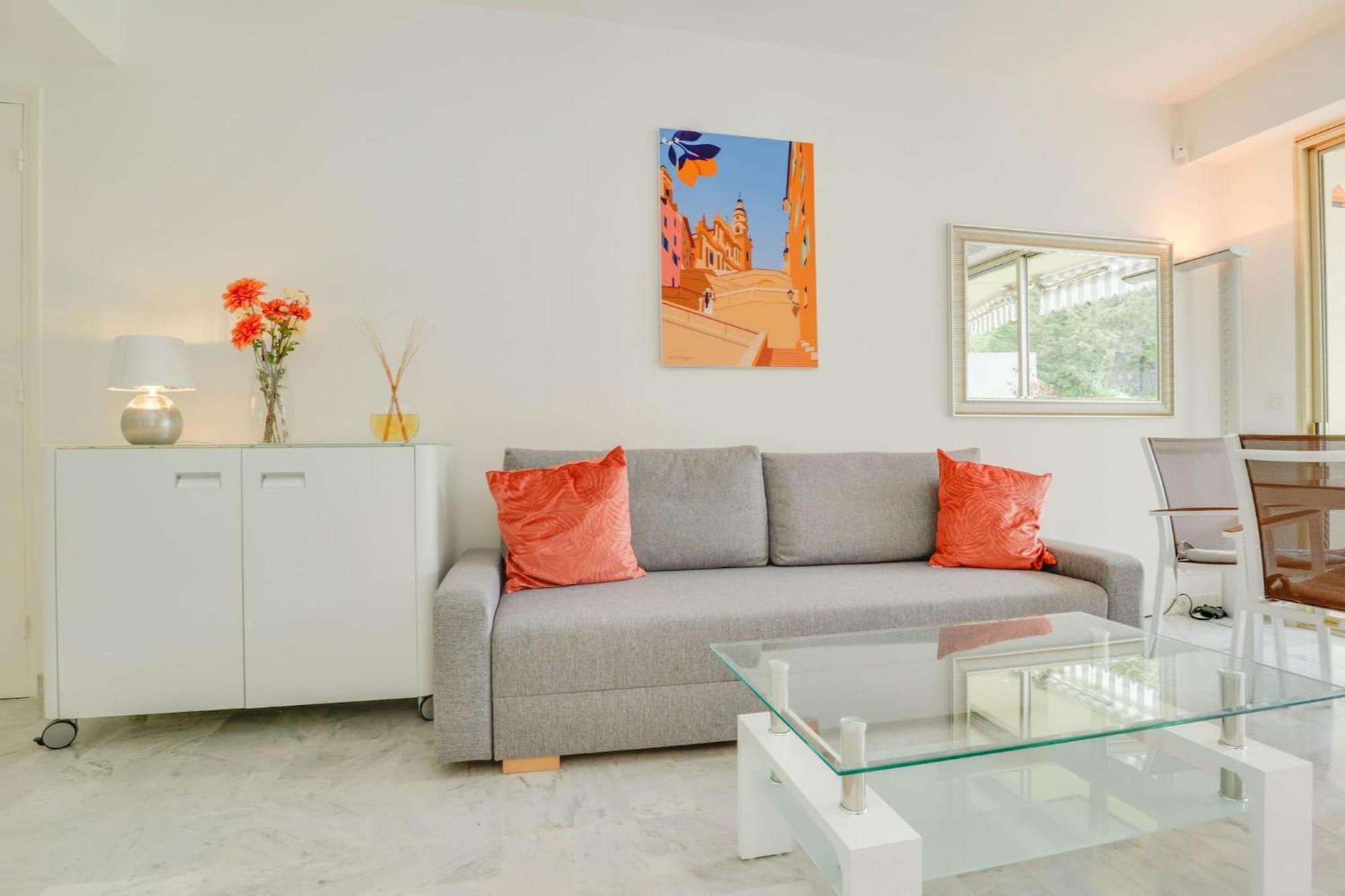 « La Grande Residence » Vue Mer, Piscine Menton Exteriör bild