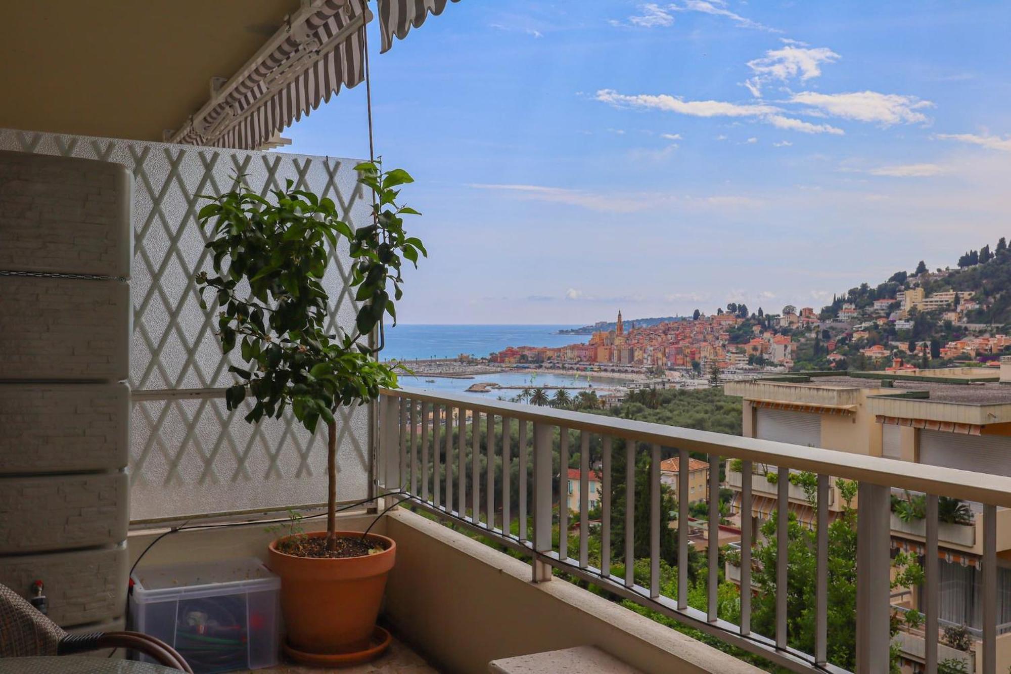 « La Grande Residence » Vue Mer, Piscine Menton Exteriör bild